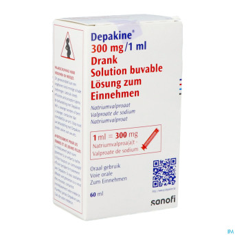 Depakine sol buv 1x60ml  300mg/1ml