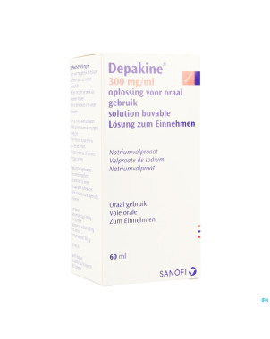 Depakine sol buv 1x60ml  300mg/1ml