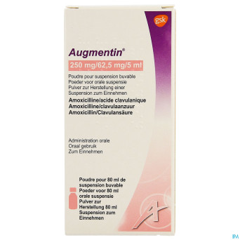 Augmentin sir 1x80ml 250mg-62,50mg