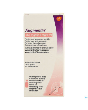 Augmentin sir 1x80ml 250mg-62,50mg