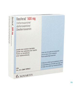 Desferal amp  inj  10 x 500 mg