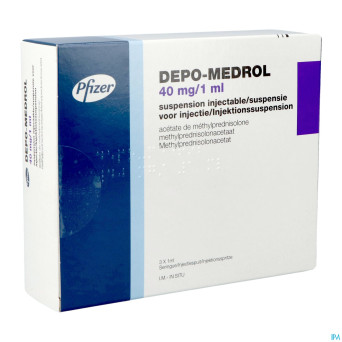 Depo-medrol ser inj 3 x 40 mg/1 ml