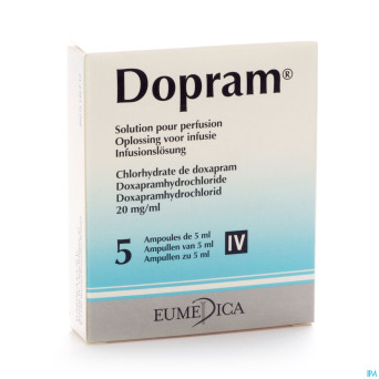 Dopram amp iv 5 20mg/ml  5ml
