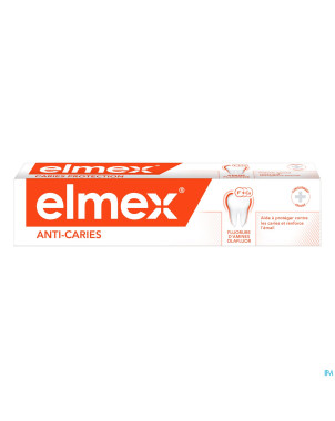 Elmex dentifrice a/caries adulte tube 75ml