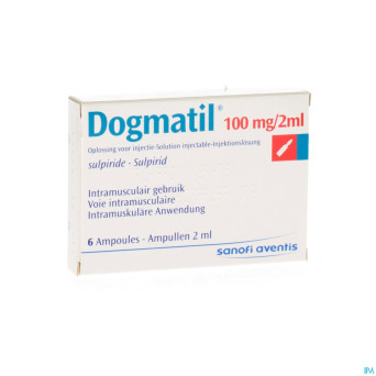 Dogmatil amp  6 x 100 mg/2 ml
