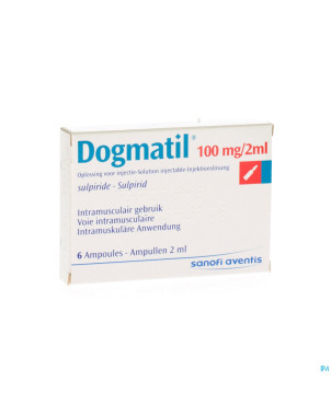 Dogmatil amp  6 x 100 mg/2 ml