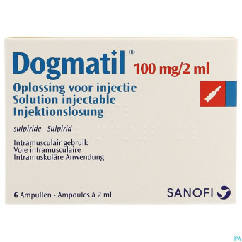 Dogmatil amp  6 x 100 mg/2 ml
