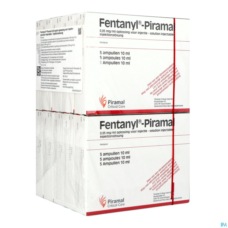 Fentanyl piramal 0,05mg/ml sol inj amp 50 x 10ml