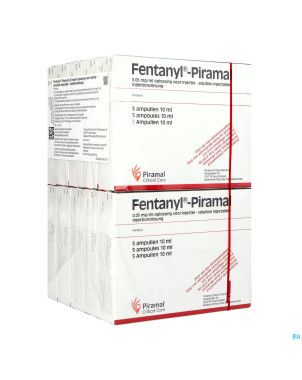 Fentanyl piramal 0,05mg/ml sol inj amp 50 x 10ml