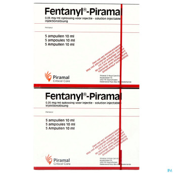 Fentanyl piramal 0,05mg/ml sol inj amp 50 x 10ml