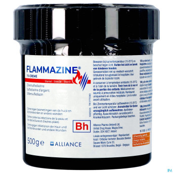 Flammazine 1% creme 1 x 500g