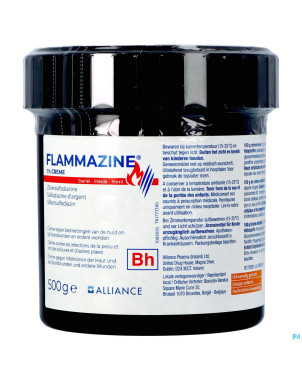 Flammazine 1% creme 1 x 500g