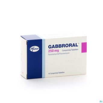 Gabbroral comp  16 x 250 mg