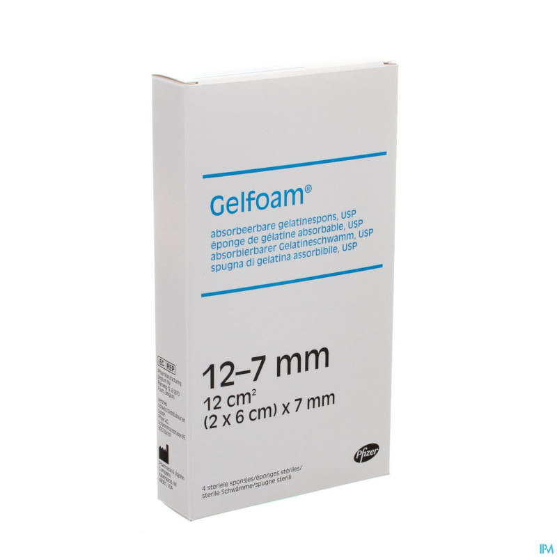 Gelfoam pack 4 x  12cm