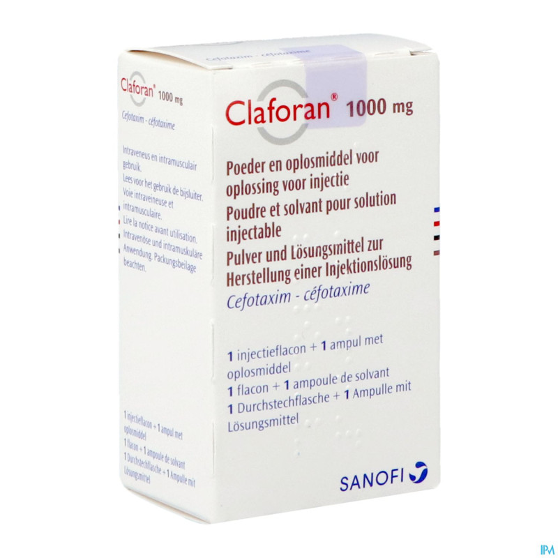 Claforan fl iv/im 1 x 1 g + solv