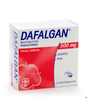 Dafalgan eff 500mg tabl 32