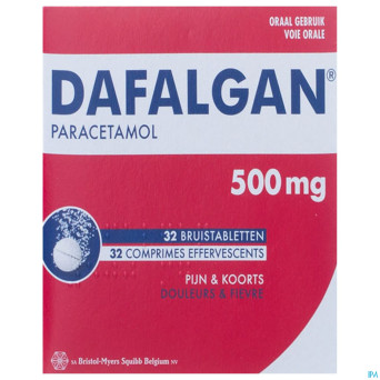 Dafalgan eff 500mg tabl 32