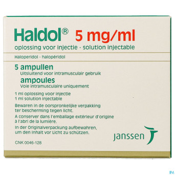 Haldol amp 5 x 5 mg/1 ml