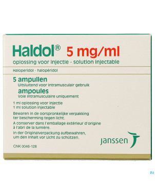 Haldol amp 5 x 5 mg/1 ml