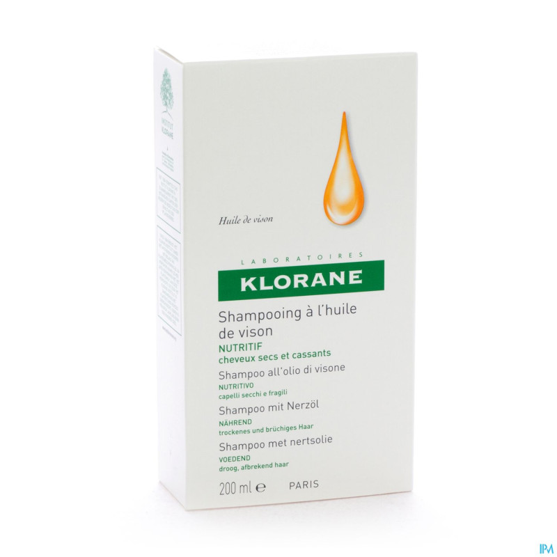 Klorane sh huile de vison cheveux secs    200ml