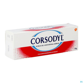 Corsodyl 10mg/g gel dentaire tube  50g