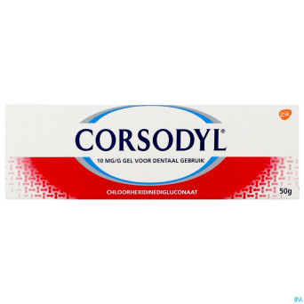 Corsodyl 10mg/g gel dentaire tube  50g