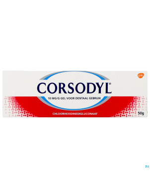 Corsodyl 10mg/g gel dentaire tube  50g