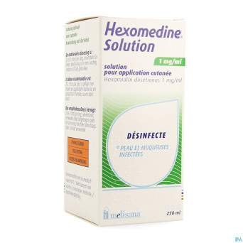Hexomedine sol 250ml 0,1%