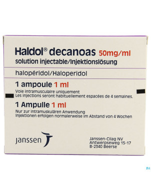 Haldol decanoas amp 1 x 1 ml/50 mg/ml