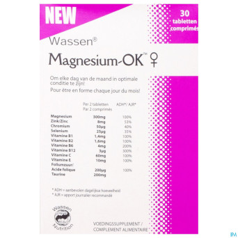Magnesium ok femme    comp 30 6172