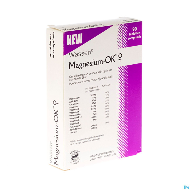 Magnesium ok femme    comp 90 6173