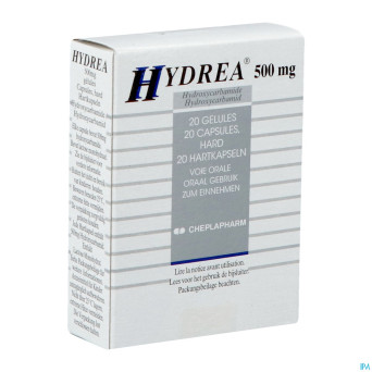 Hydrea caps  20 x 500mg alu/pvc/pvdc