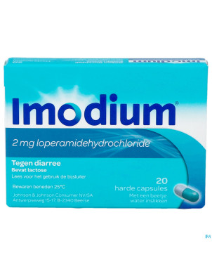 Imodium caps 20 x 2 mg