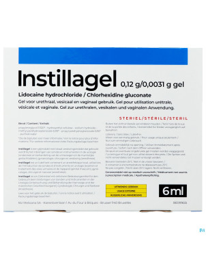 Instillagel melisana  10 x  6 ml