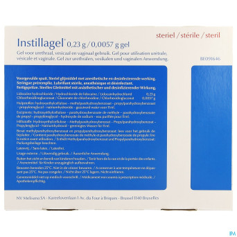 Instillagel melisana  10 x 11 ml