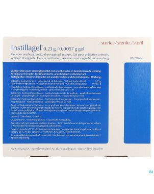 Instillagel melisana  10 x 11 ml