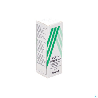 Isopto carpine 4 % collyre 15ml