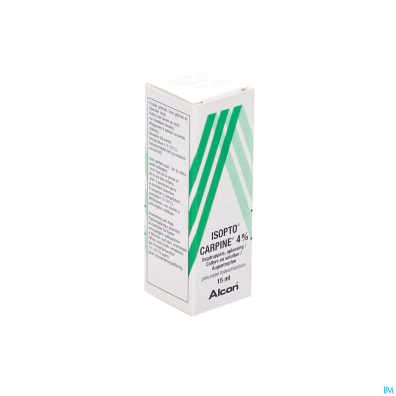 Isopto carpine 4 % collyre 15ml
