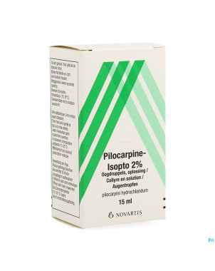 Pilocarpine-isopto 2 % collyre 15ml