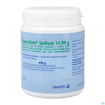 Kayexalate natrium pulv 1 x 450 g