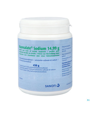 Kayexalate natrium pulv 1 x 450 g