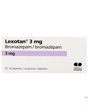 Lexotan  3mg comp  50x 3mg