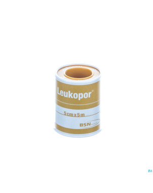 Leukopor fourreau sparadrap  5,00cmx5,0m 1 0247400
