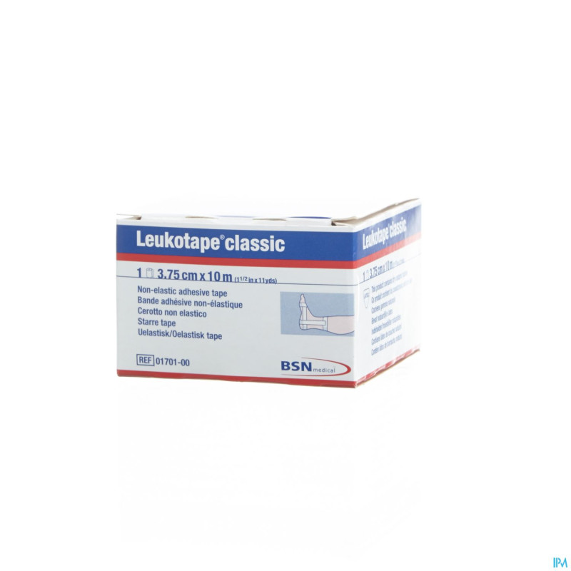Leukotape classic blanc    3,75cmx10m 1 0170100