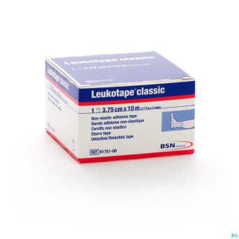 Leukotape classic blanc    3,75cmx10m 1 0170100
