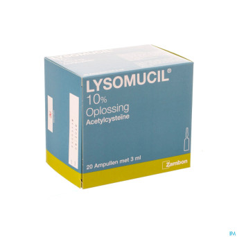 Lysomucil 10% amp 20 x 300 mg/3 ml