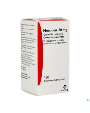 Mestinon drag 150 x 60 mg