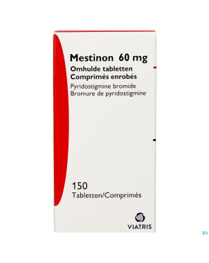 Mestinon drag 150 x 60 mg