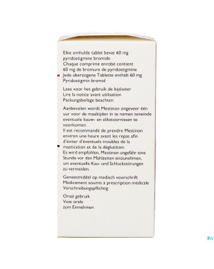 Mestinon drag 150 x 60 mg