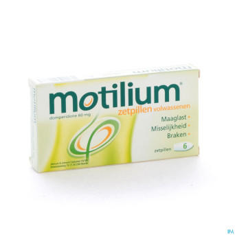 Motilium supp ad   6x60mg enregistrement suspendu